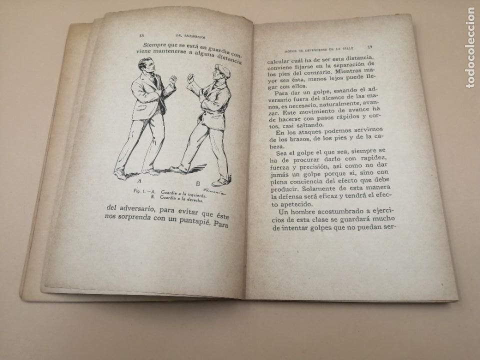 Libros antiguos: MODOS DE DEFENDERSE EN LA CALLE SIN ARMAS ILUSTRADO JUNCEDA RARO - Foto 5