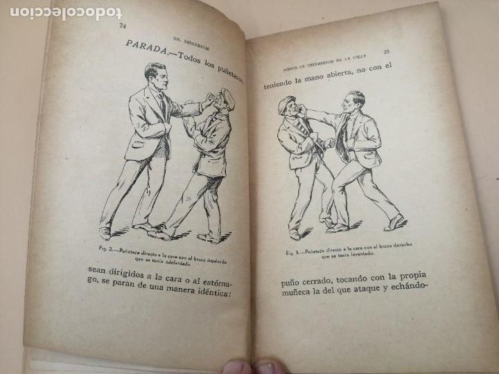 Libros antiguos: MODOS DE DEFENDERSE EN LA CALLE SIN ARMAS ILUSTRADO JUNCEDA RARO - Foto 6