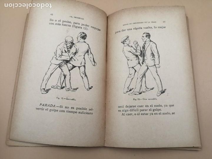 Libros antiguos: MODOS DE DEFENDERSE EN LA CALLE SIN ARMAS ILUSTRADO JUNCEDA RARO - Foto 8