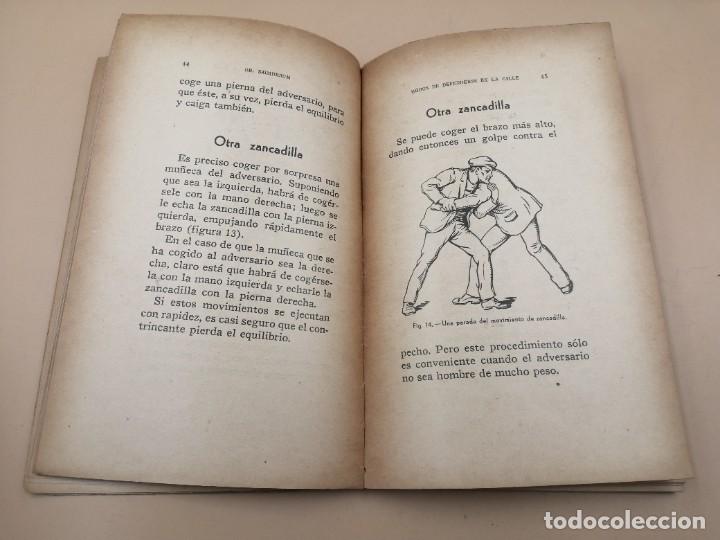 Libros antiguos: MODOS DE DEFENDERSE EN LA CALLE SIN ARMAS ILUSTRADO JUNCEDA RARO - Foto 9