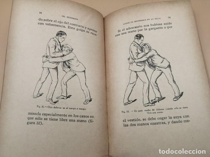 Libros antiguos: MODOS DE DEFENDERSE EN LA CALLE SIN ARMAS ILUSTRADO JUNCEDA RARO - Foto 12