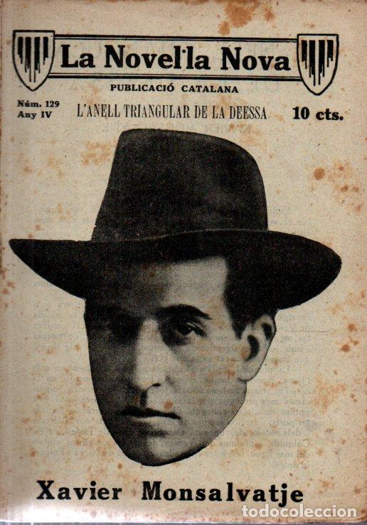 Libros antiguos: XAVIER MONSALVATJE : LANELL TRIANGULAR DE LA DEESA (NOVEL.LA NOVA, 1920) CATAL&Agrave; - Foto 1