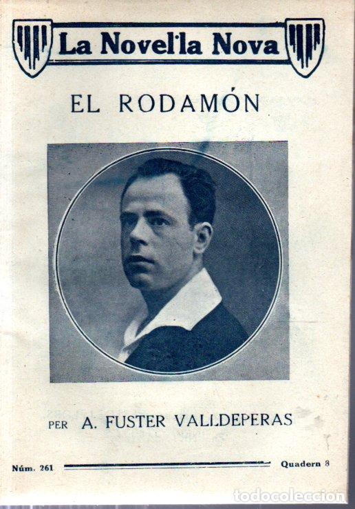 Libros antiguos: FUSTER VALLDEPERAS : EL RODAM&Oacute;N (NOVEL.LA NOVA, 1922) CATAL&Agrave; - Foto 1