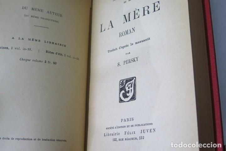 Libros antiguos: La m&egrave;re. GORKI - Foto 2