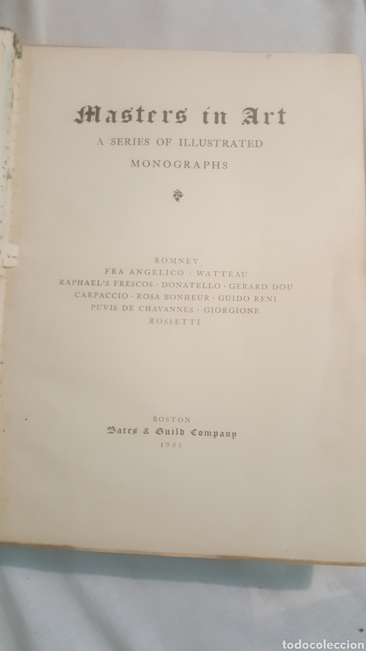 Libros antiguos: LIBRO 1903 MASTERS IN ART - Foto 7