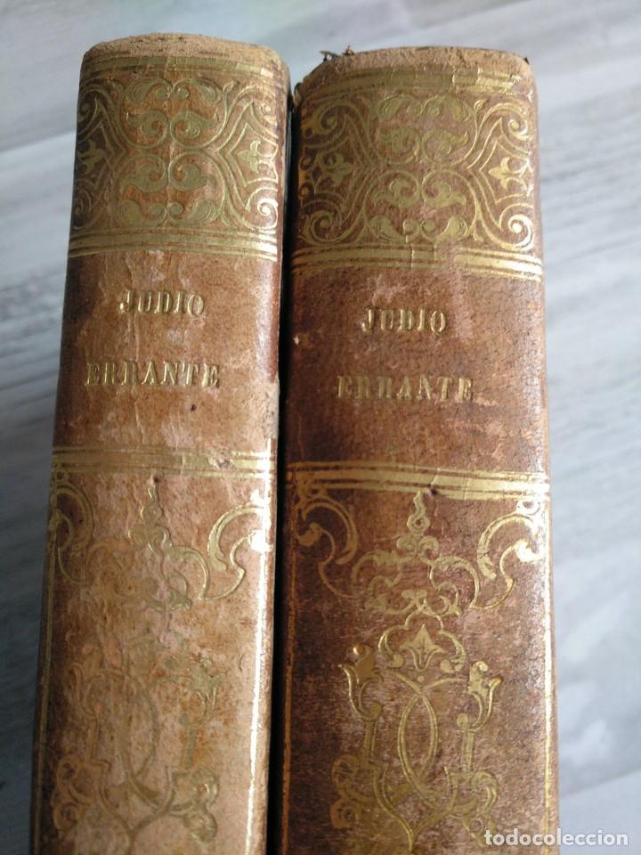 Libros antiguos: EL JUD&Iacute;O ERRANTE (1845) - EUGENIO SUE - TOMOS V A IX - Foto 2