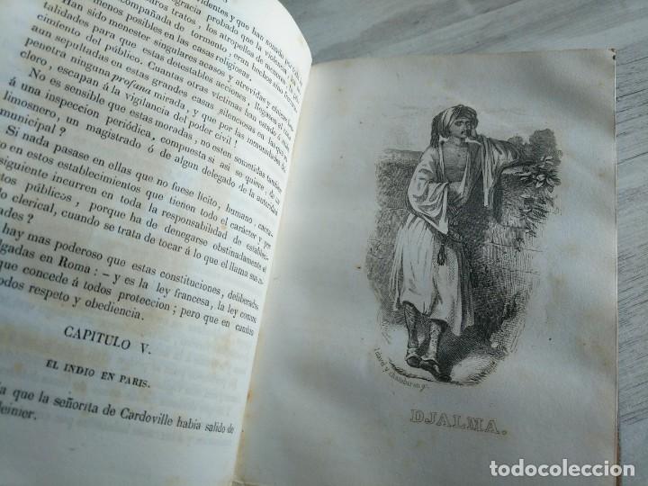 Libros antiguos: EL JUD&Iacute;O ERRANTE (1845) - EUGENIO SUE - TOMOS V A IX - Foto 7