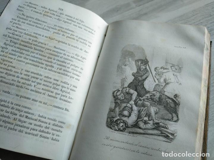 Libros antiguos: EL JUD&Iacute;O ERRANTE (1845) - EUGENIO SUE - TOMOS V A IX - Foto 8