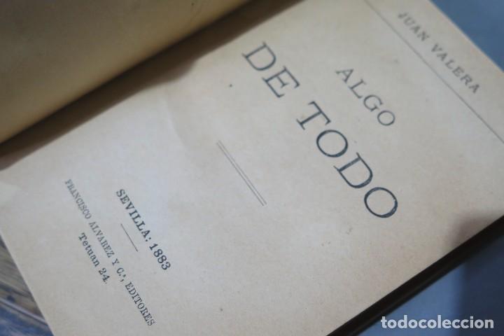 Libros antiguos: 1883.- ALGO DE TODO. JUAN VALERA - Foto 2
