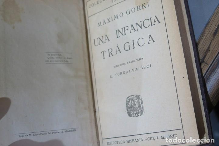 Libros antiguos: UNA INFANCIA TRAGICA. GORKI - Foto 2