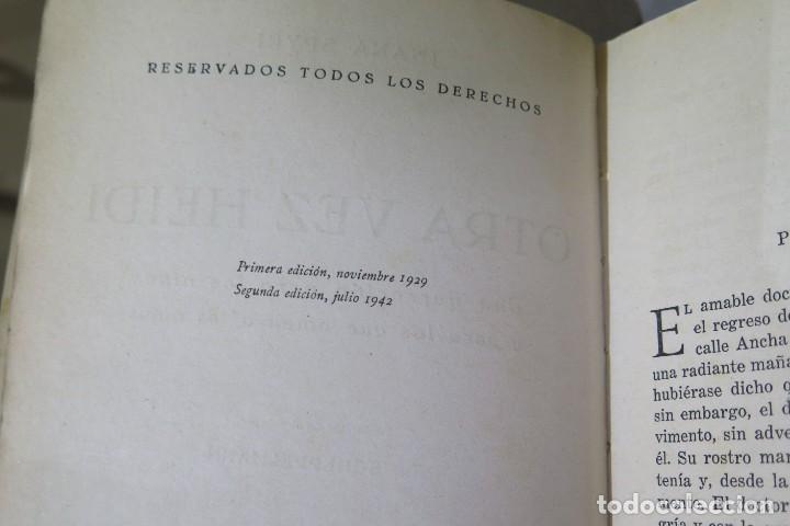 Libros antiguos: 1935.- HEIDI. SPYRI - Foto 2