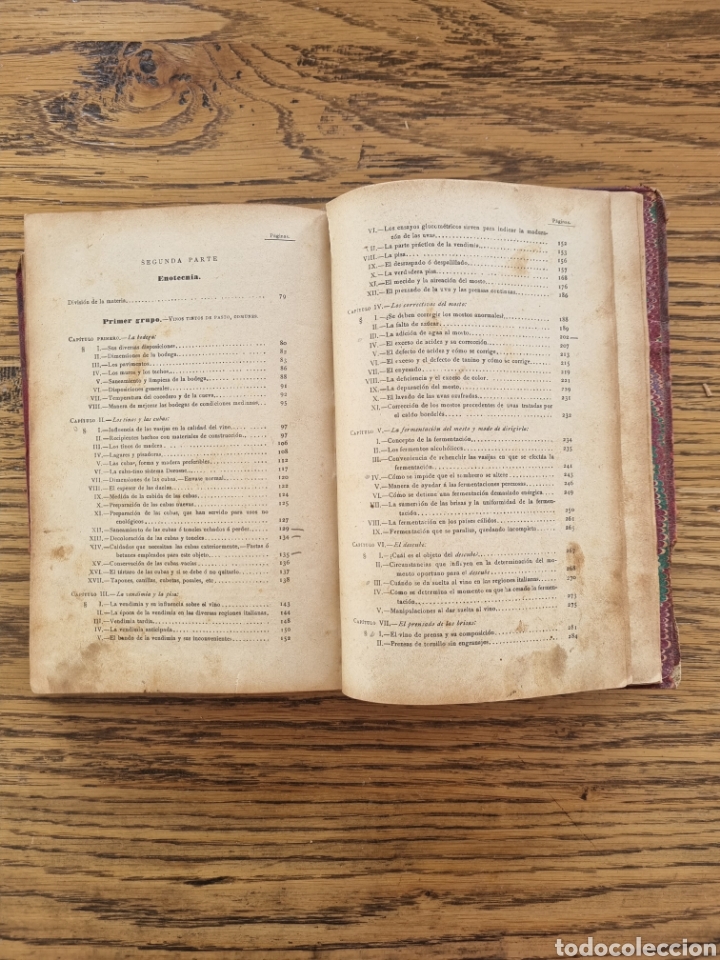 Libros antiguos: ENOLOGIA TEORICO PR&Aacute;CTICA- Ottavi- a&ntilde;o 1901 - Foto 5