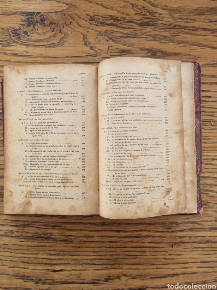 Libros antiguos: ENOLOGIA TEORICO PR&Aacute;CTICA- Ottavi- a&ntilde;o 1901 - Foto 6