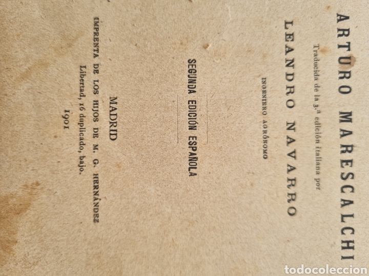 Libros antiguos: ENOLOGIA TEORICO PR&Aacute;CTICA- Ottavi- a&ntilde;o 1901 - Foto 20