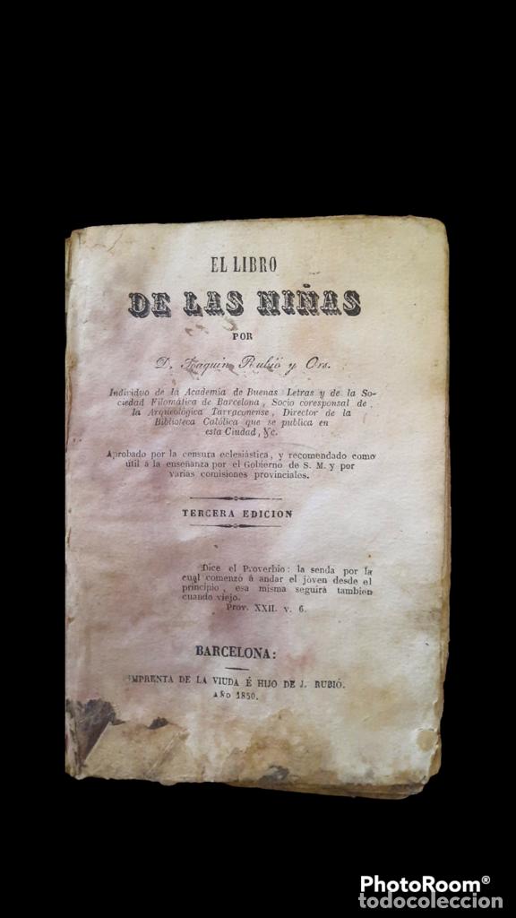 Libros antiguos: El libro de las ni&ntilde;as - Joaquin Rubio y Ors. - 1850 - Foto 1