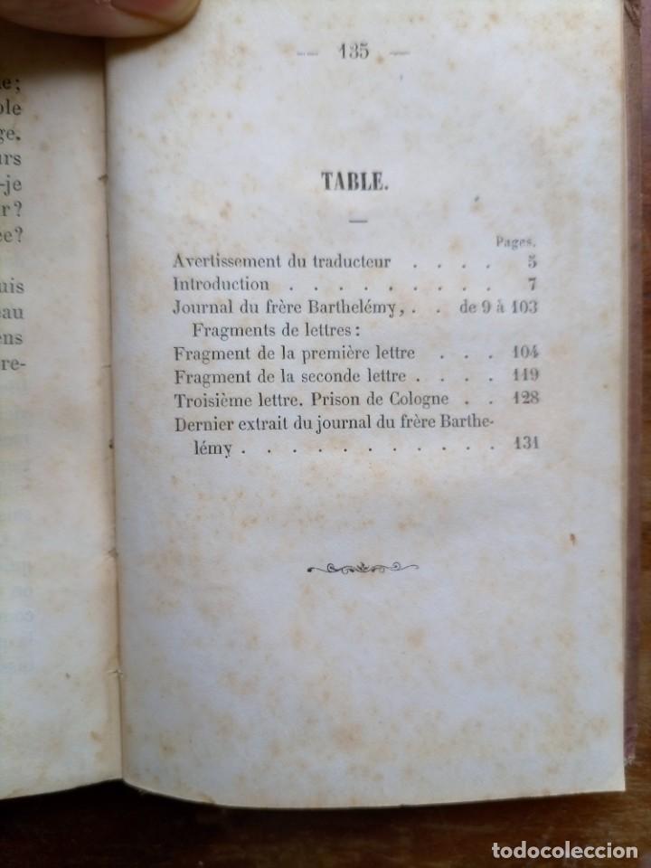 Libros antiguos: Conrad une vie de couvent 1858 - Foto 7