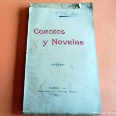 Libros antiguos: V. CALVO ACACIO - CUENTOS Y NOVELAS - IMPRENTA DE MANUEL ALUFRE - 1901. Lote 346678063