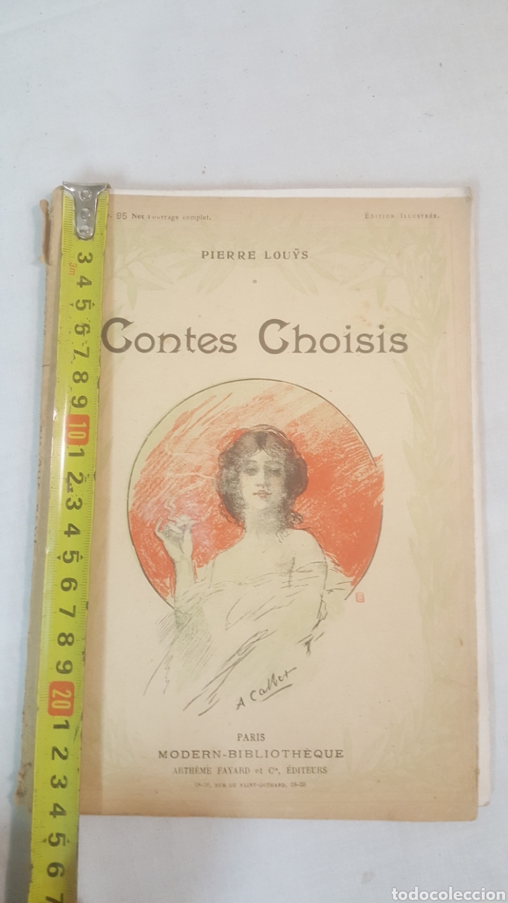 Libros antiguos: LIBRO CONTES CHOISIS DE PIERRE LOUYS - Foto 2