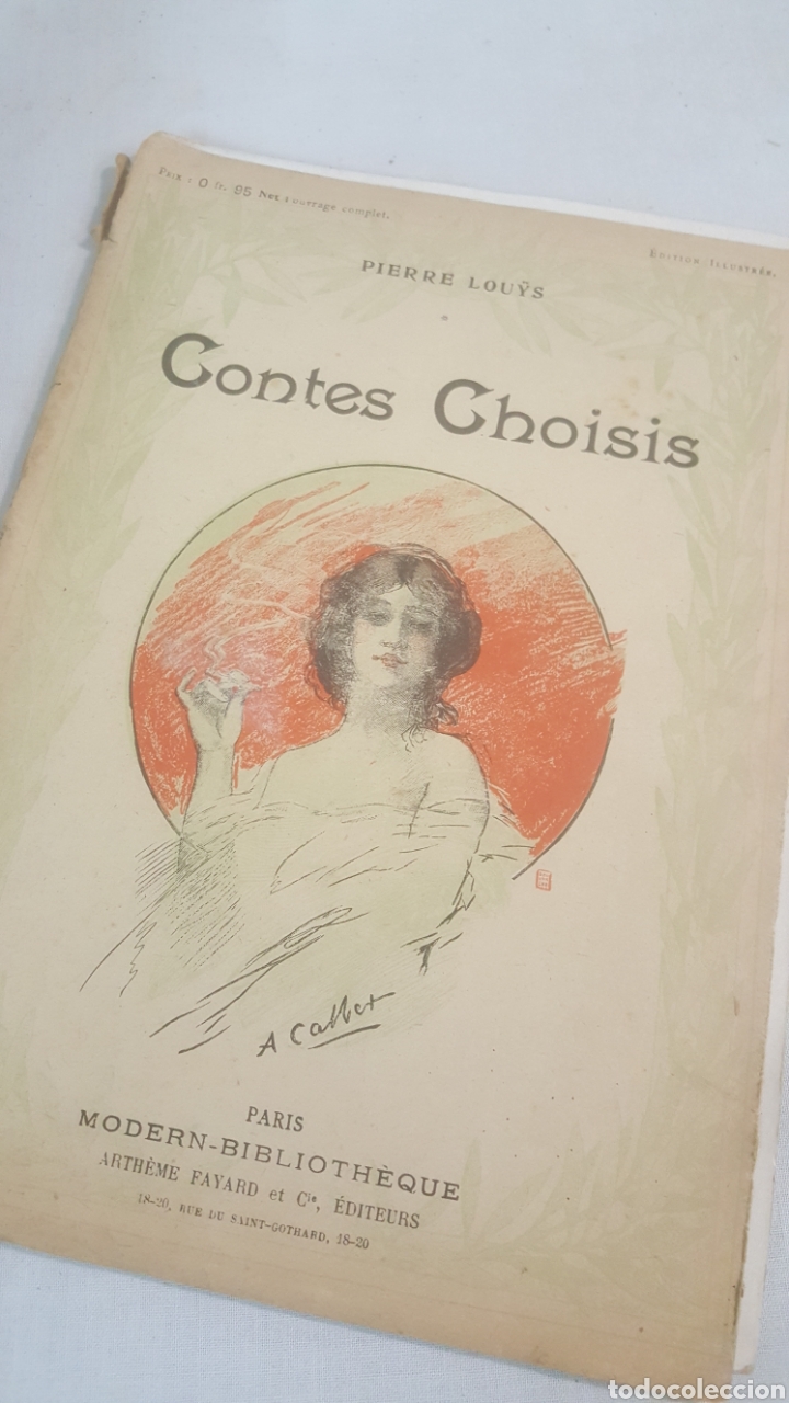 Libros antiguos: LIBRO CONTES CHOISIS DE PIERRE LOUYS - Foto 1