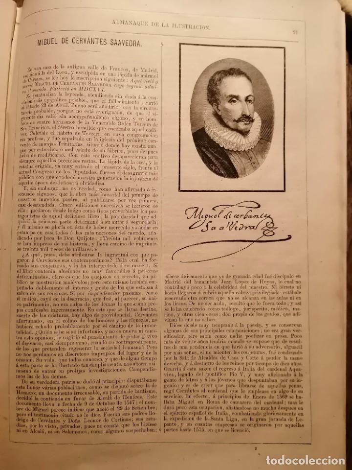 Libros antiguos: ALMANAQUE DE LA ILUSTRACI&Oacute;N PARA 1879 - 83 - Foto 8