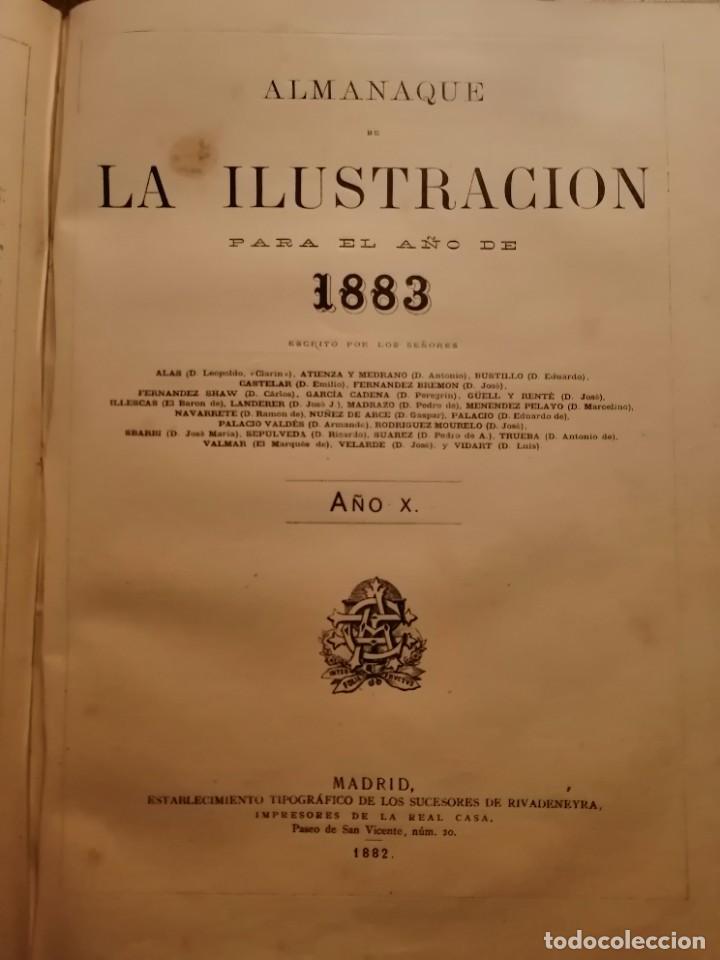Libros antiguos: ALMANAQUE DE LA ILUSTRACI&Oacute;N PARA 1879 - 83 - Foto 12