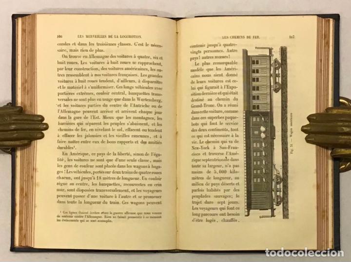 Libros antiguos: LES MERVEILLES DE LA LOCOMOTION. - DEHARME, E. - Foto 5