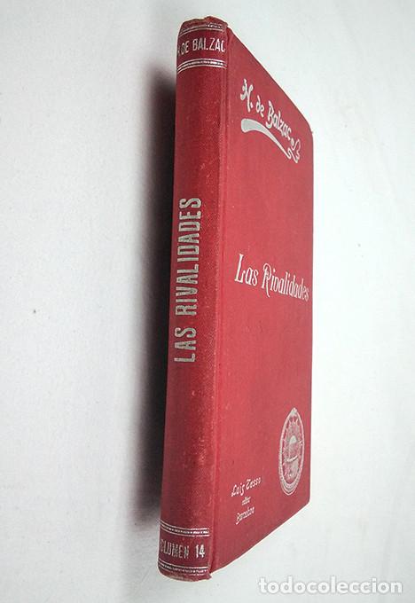Libros antiguos: H. de Balzac. Las rivalidades. Luis Tasso Ed. - Foto 3