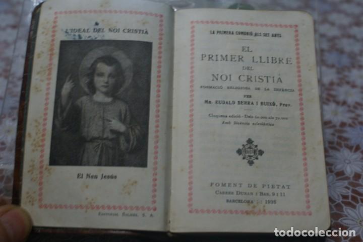 Libros antiguos: EL PRIMER LLIBRE DEL NOI CRISTIA DE 1936 - Foto 2