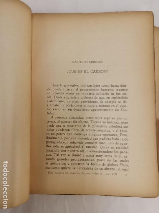 Libros antiguos: L-2121. EL CARBON, IVOR THOMAS. 1936. - Foto 4