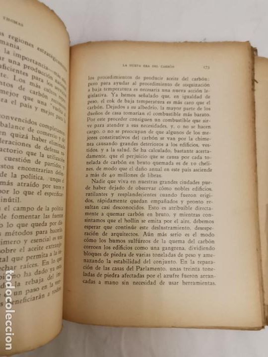 Libros antiguos: L-2121. EL CARBON, IVOR THOMAS. 1936. - Foto 8