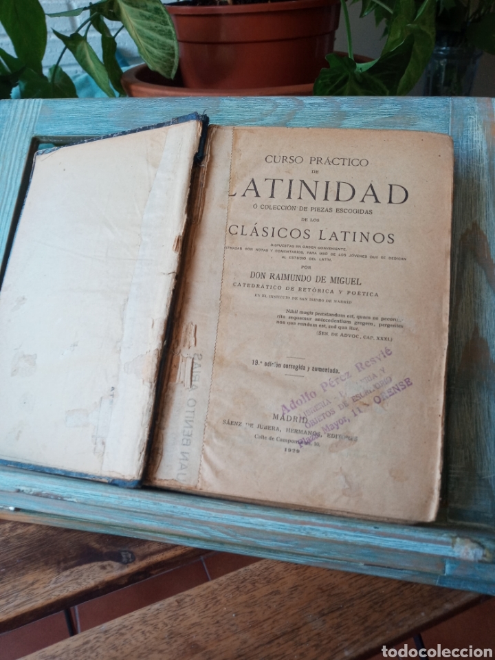 Libros antiguos: Curso Pr&aacute;ctico de LATINIDAD de 1920 - Foto 2