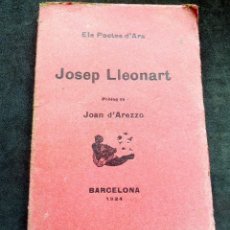 Libros antiguos: ELS POETES D'ARA - JOSEP LLEONART - BARCELONA 1924. Lote 347444058
