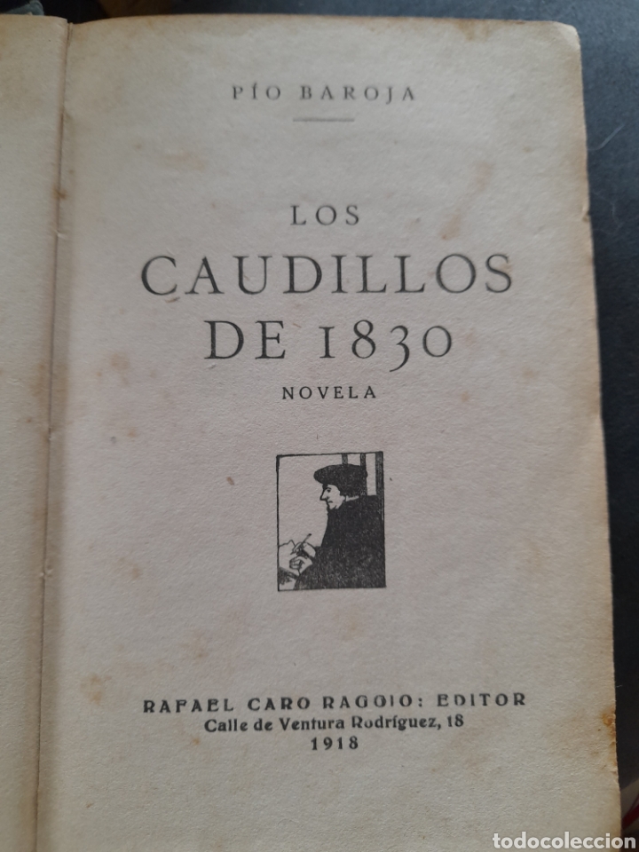Libros antiguos: Los caudillos de 1830. P&iacute;o Baroja - Foto 2