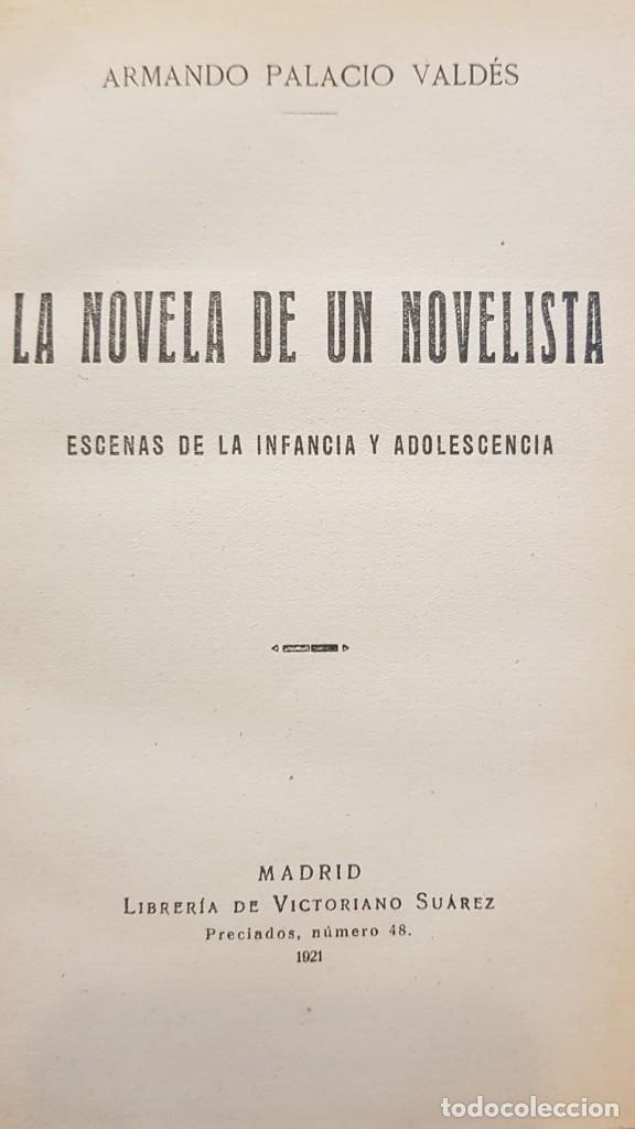 Antiquarische B&uuml;cher: PALACIO VALD&Eacute;S, Arnaldo. La novela de un novelista escenas de la infancia y adolescencia.