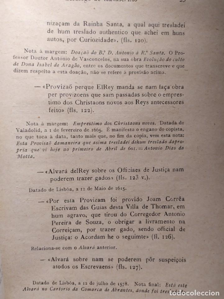 Libros antiguos: 1935. Cat&aacute;logo de manuscritos. C&oacute;dices n&deg; 556 a 630. - Foto 6