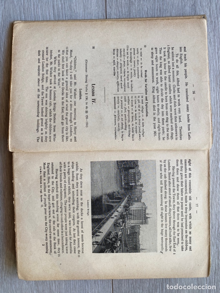 Libros antiguos: Lehrbuch der englischen Sprache / Lincke - Foto 5