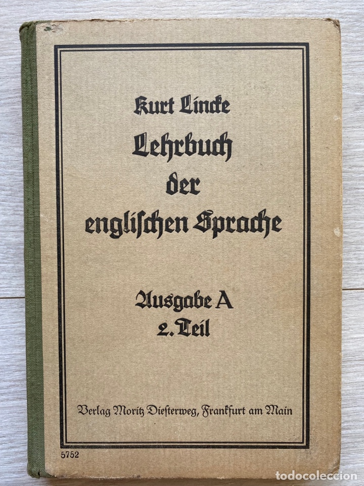 Libros antiguos: Lehrbuch der englischen Sprache / Lincke - Foto 1