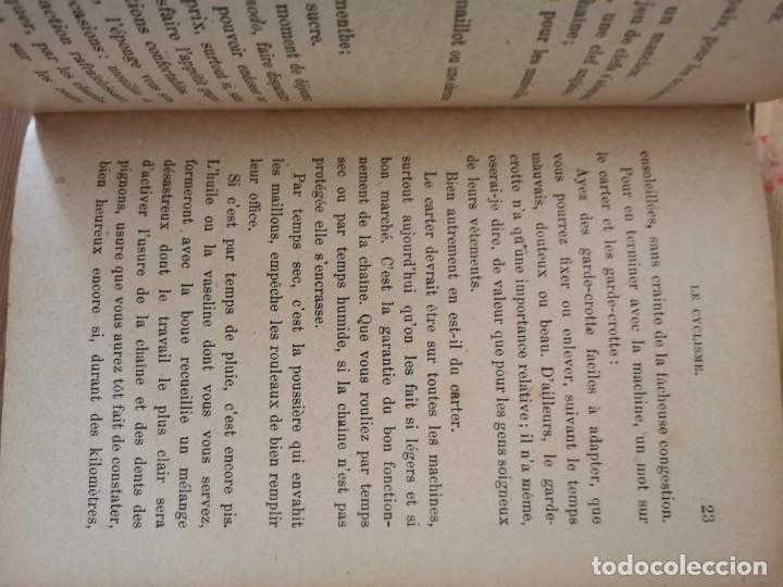 Libros antiguos: Le ciclisme E. Weber - Foto 4