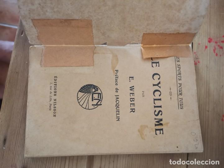 Libros antiguos: Le ciclisme E. Weber - Foto 5