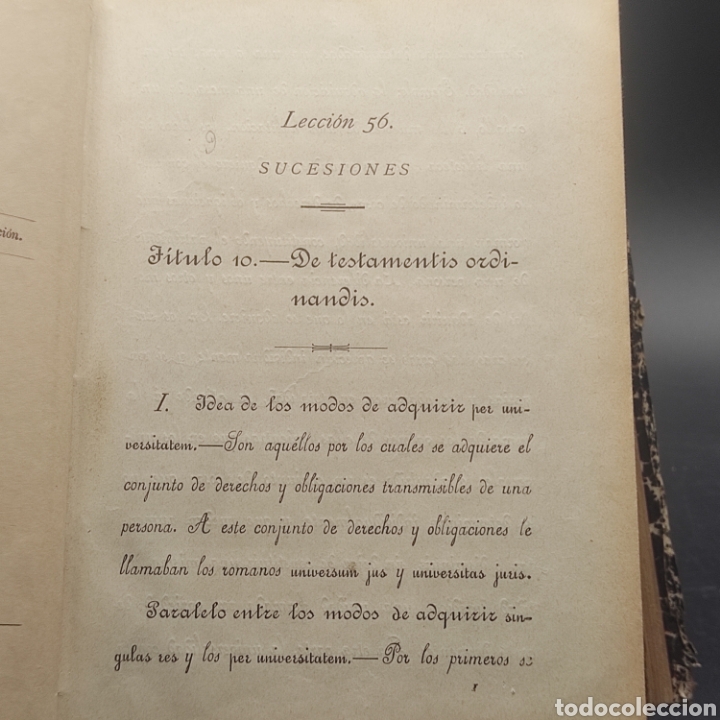 Libros antiguos: DERECHO ROMANO. UNIVERSIDAD CENTRAL. MADRID 1899 - Foto 5
