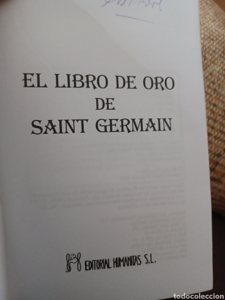 Libros antiguos: Barybook 220 El Libro de Oro de Saint Germain editorial humanitas - Foto 3