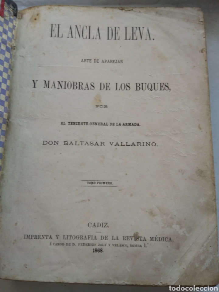 Libros antiguos: EL ANCLA DE LEVA/BALTASAR VILLARINO - Foto 3