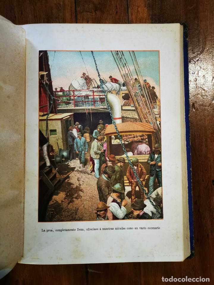 Libros antiguos: AMICIS, Edmundo de. En el oc&eacute;ano - Foto 4