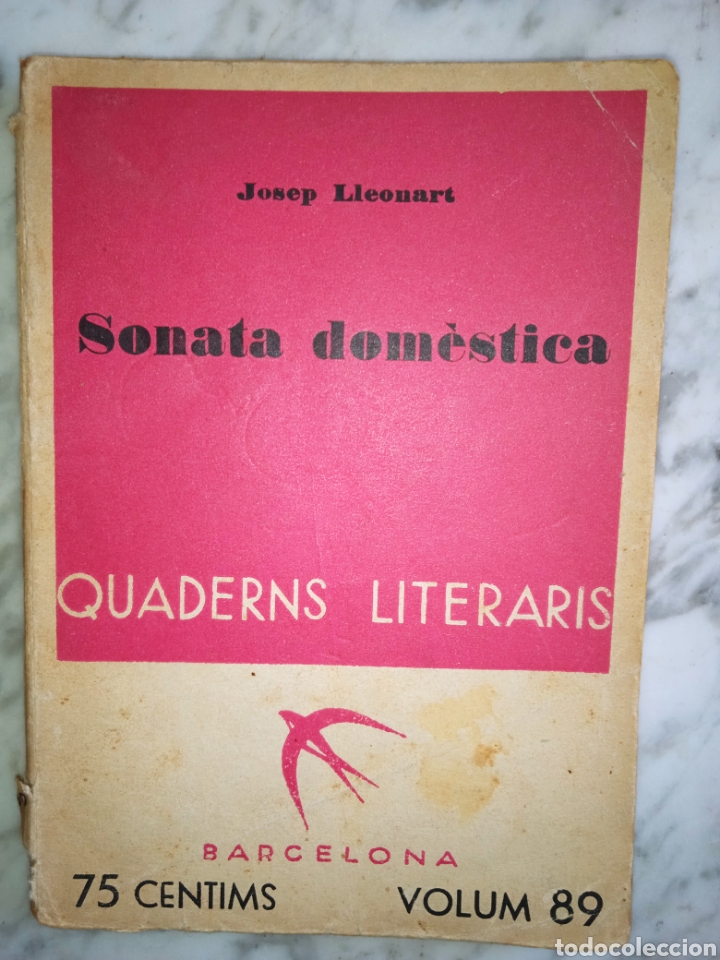 Libros antiguos: Josep Lleonart, Sonata dom&egrave;stica - Foto 1