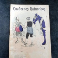 Libros antiguos: CUADERNOS BATURRICOS - TOMO XI - COLECCIÓN DE LOS MEJORES CUENTOS, CHISTE, FRASES, ETC, - ILUSTRADOS
