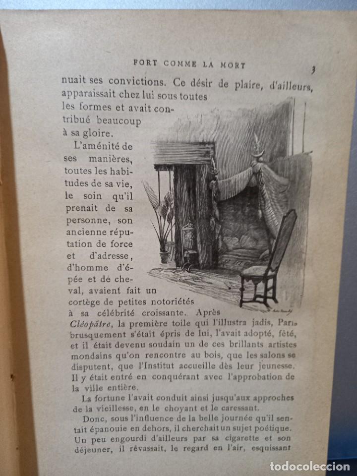 Libros antiguos: Guy de Maupassant - Fort comme la mort / Ilustrations de Andr&eacute; Brouillet - Foto 5