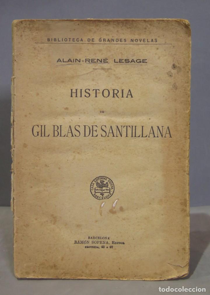 Libros antiguos: HISTORIA DE GIL BLAS DE SANTILLANA. LESAGE - Foto 1