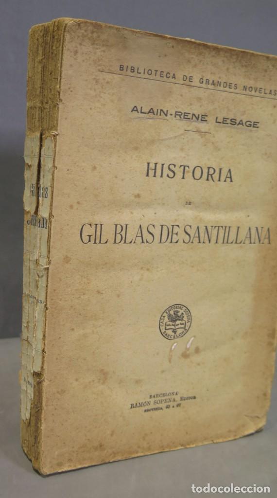 Libros antiguos: HISTORIA DE GIL BLAS DE SANTILLANA. LESAGE - Foto 2