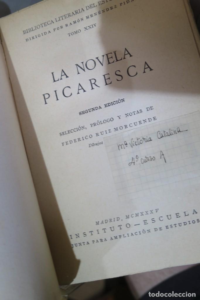 Libros antiguos: 1935.- La Novela Picaresca - Foto 2