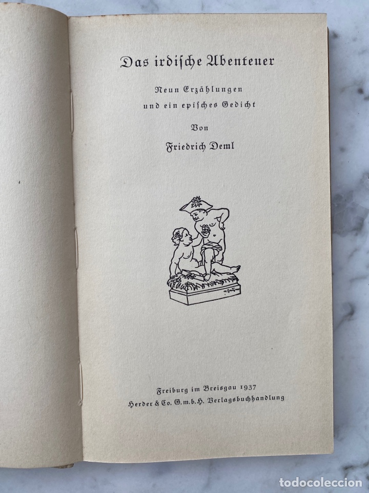 Libros antiguos: Das irdische Abenteuer / Friedrich Deml. - Foto 3
